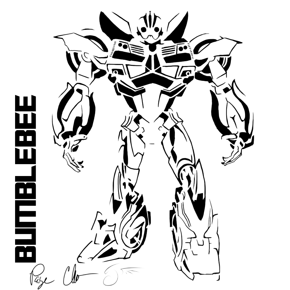 Bumblebee Transformer Coloring Pages Printable at ...
