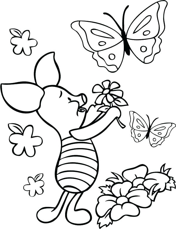 Butterfly And Flower Coloring Pages For Adults at GetColorings.com