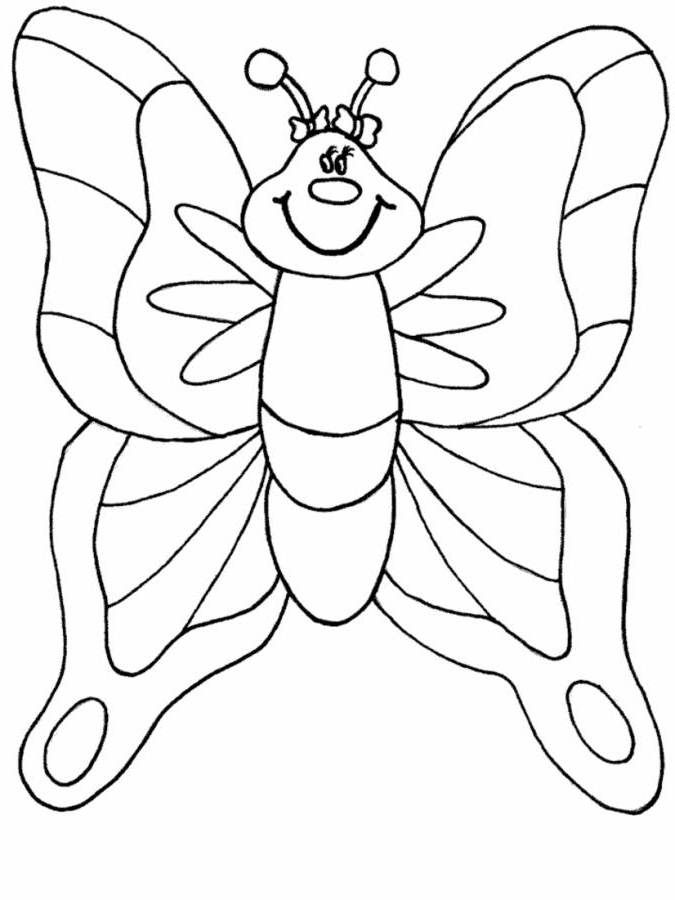 Butterfly Coloring Pages For Preschool at GetColorings.com | Free