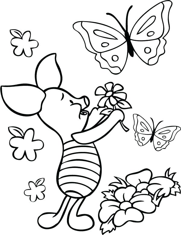 Butterfly Flower Coloring Pages at GetColorings.com | Free ...
