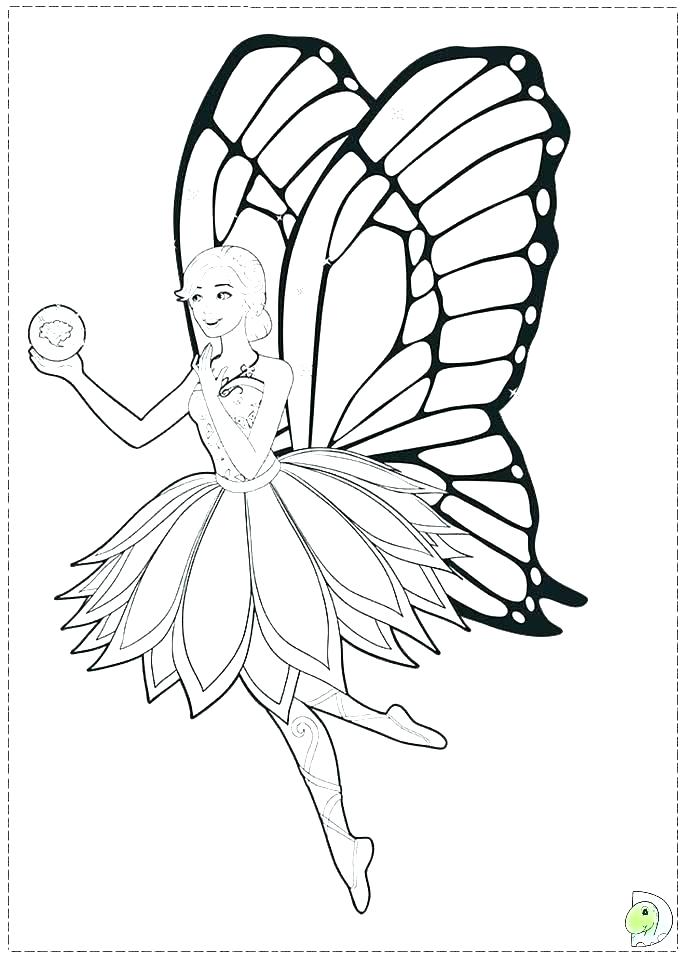 Butterfly Princess Coloring Pages at GetColorings.com | Free printable