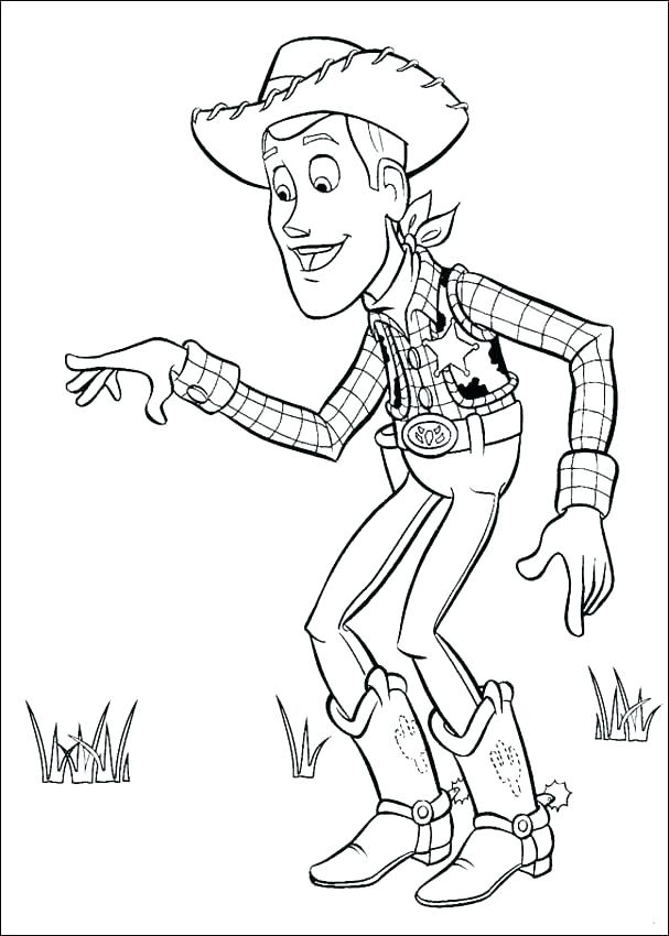 Buzz And Woody Coloring Pages at Free printable