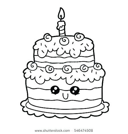 Cake Printable Coloring Pages at GetColorings.com | Free printable