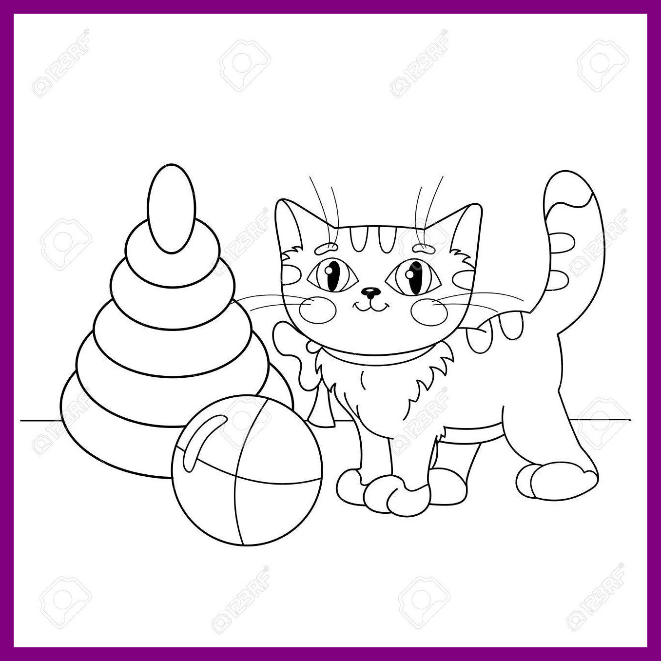 Calico Cat Coloring Page at GetColorings.com | Free printable colorings