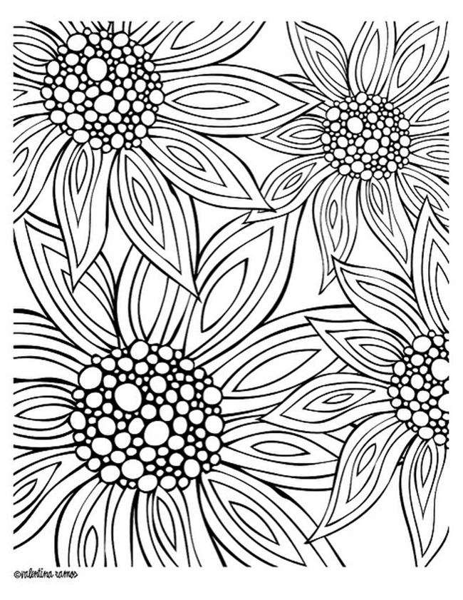 Calming Coloring Pages For Adults at Free printable