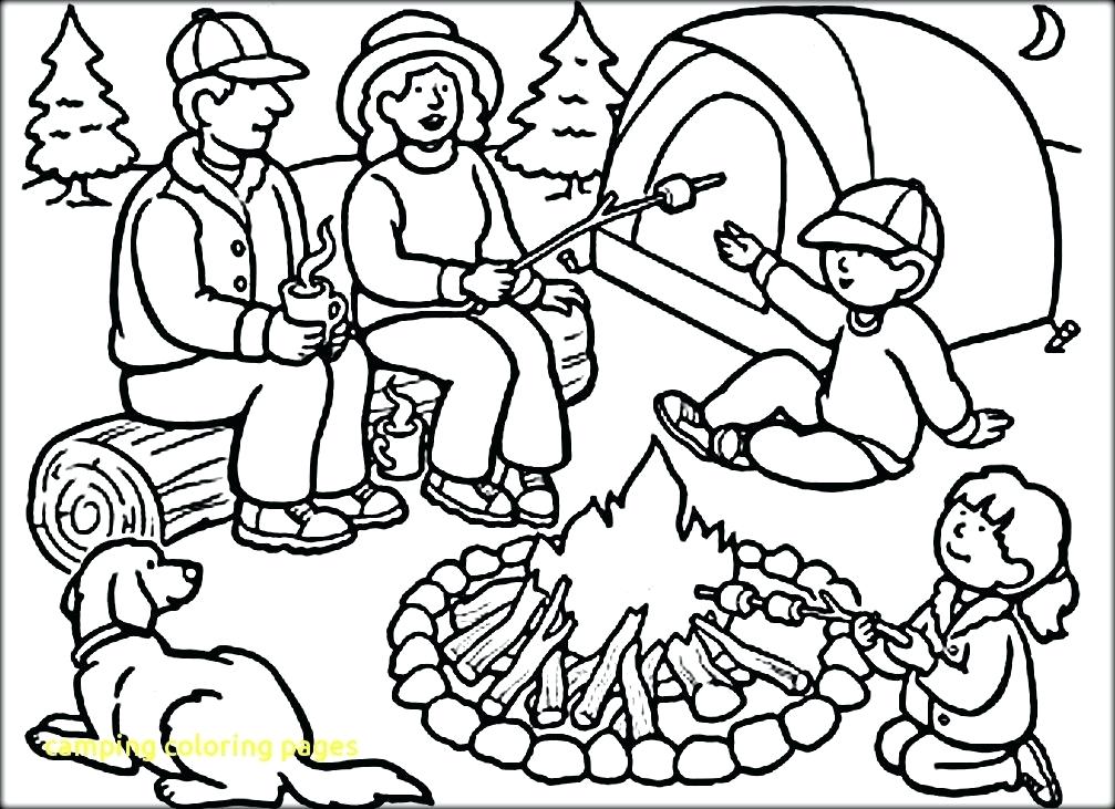 Camping Coloring Pages at GetColorings.com | Free printable colorings