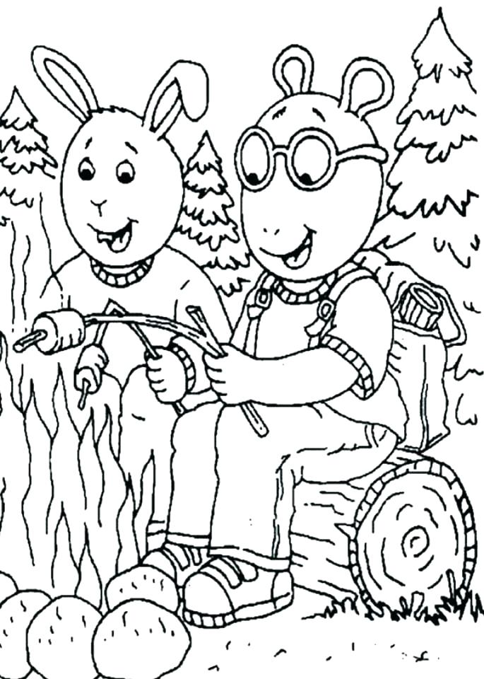 Camping Coloring Pages Printable at GetColorings.com | Free printable