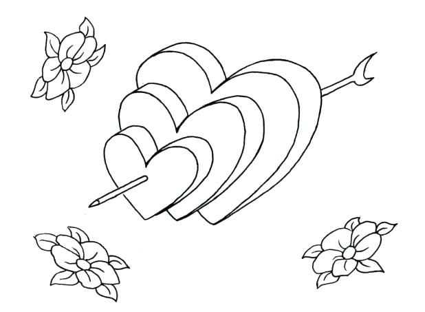 Candy Heart Coloring Pages at GetColorings.com | Free printable