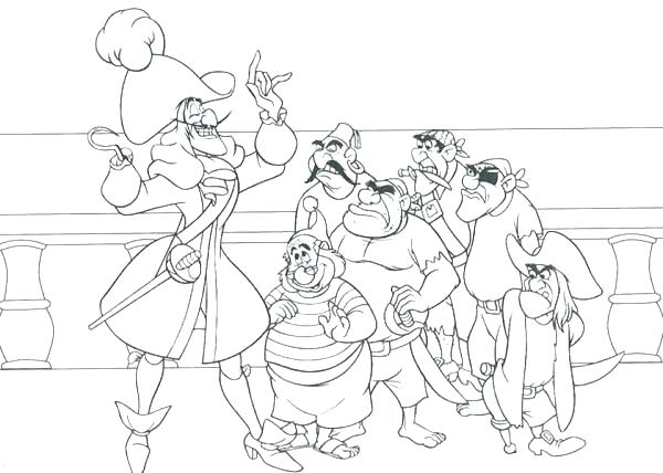 Captain Hook Coloring Pages at GetColorings.com | Free printable