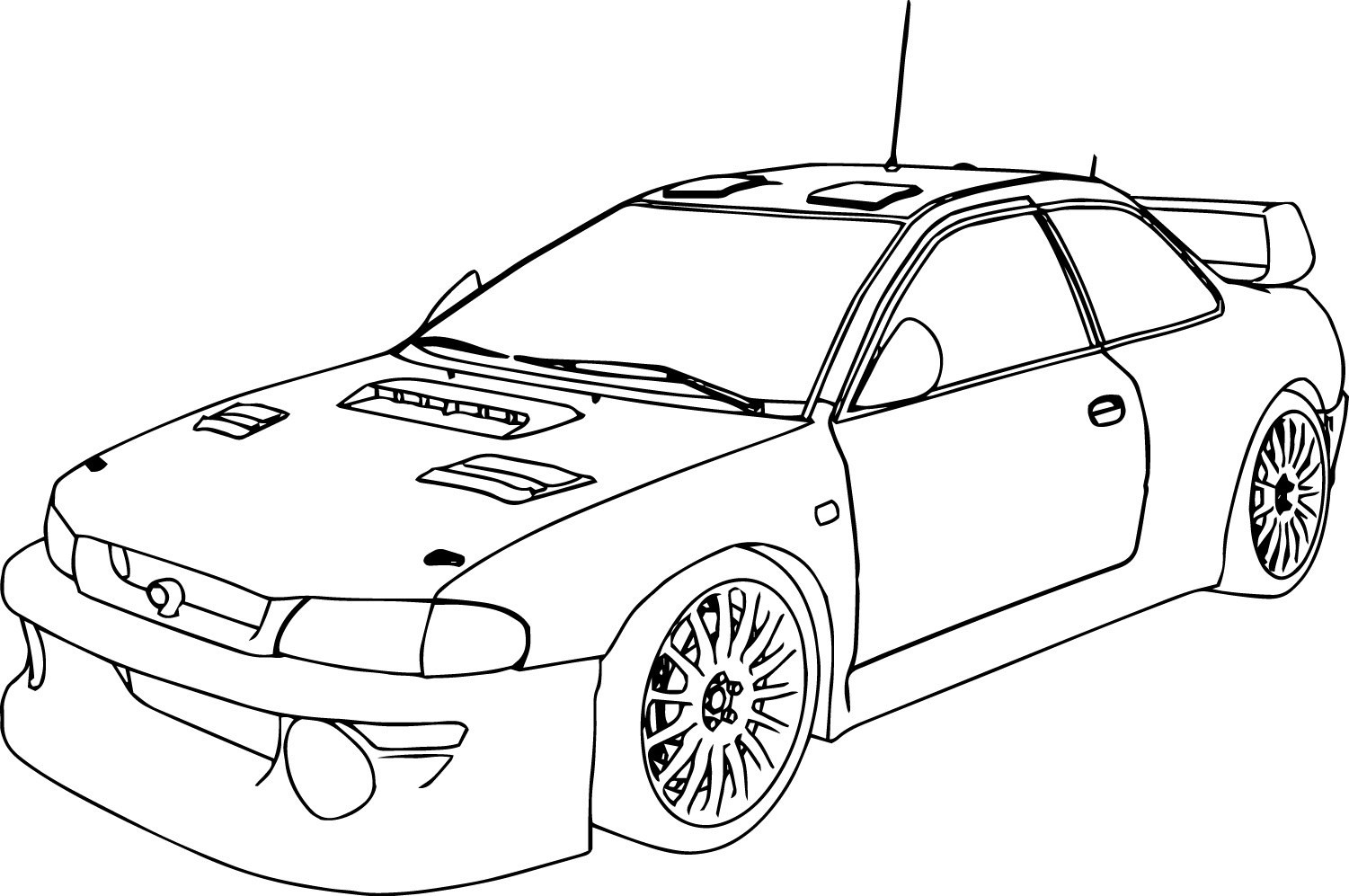 Car Coloring Pages For Adults at GetColoringscom Free