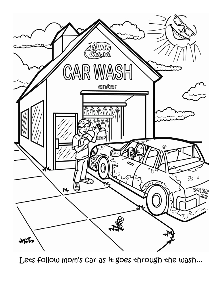 Car Wash Coloring Pages at GetColorings.com | Free printable colorings
