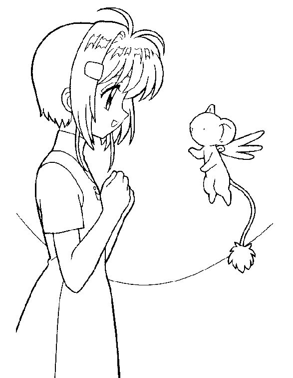 Cardcaptor Sakura Coloring Pages At Getcolorings.com 