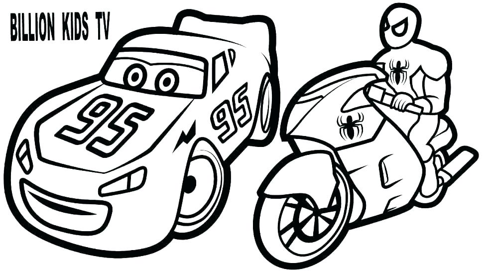 Cars Lightning Mcqueen Coloring Pages at GetColorings.com | Free