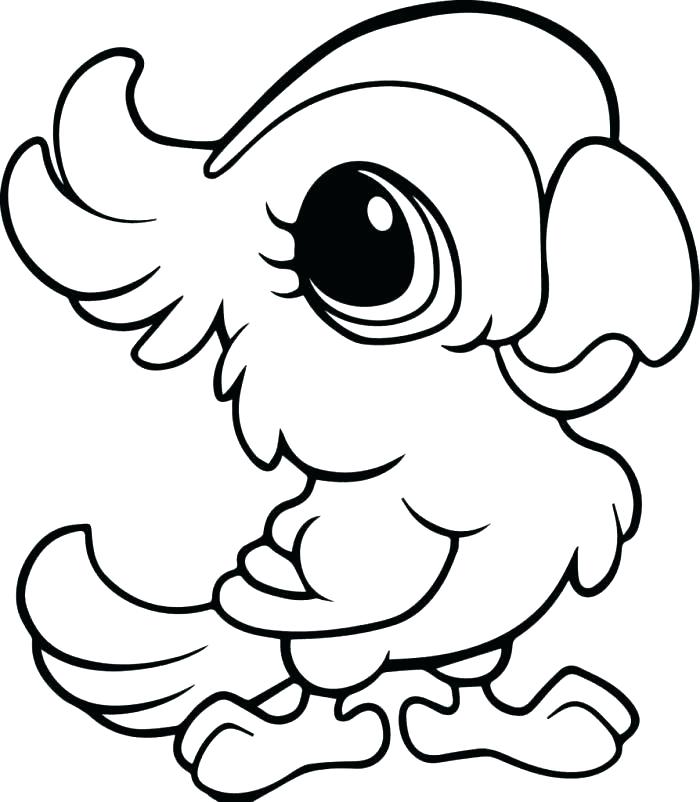 Cartoon Baby Animals Coloring Pages at GetColorings.com | Free
