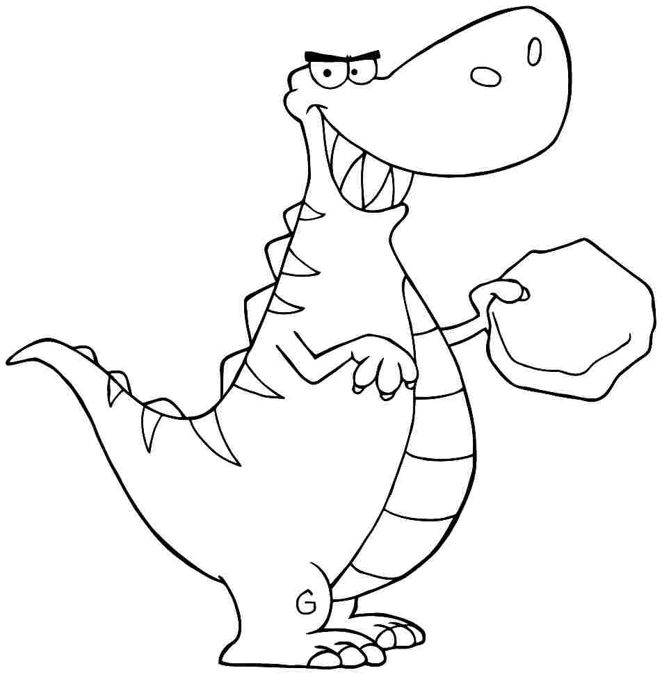 Cartoon Dinosaur Coloring Pages at GetColorings.com | Free printable