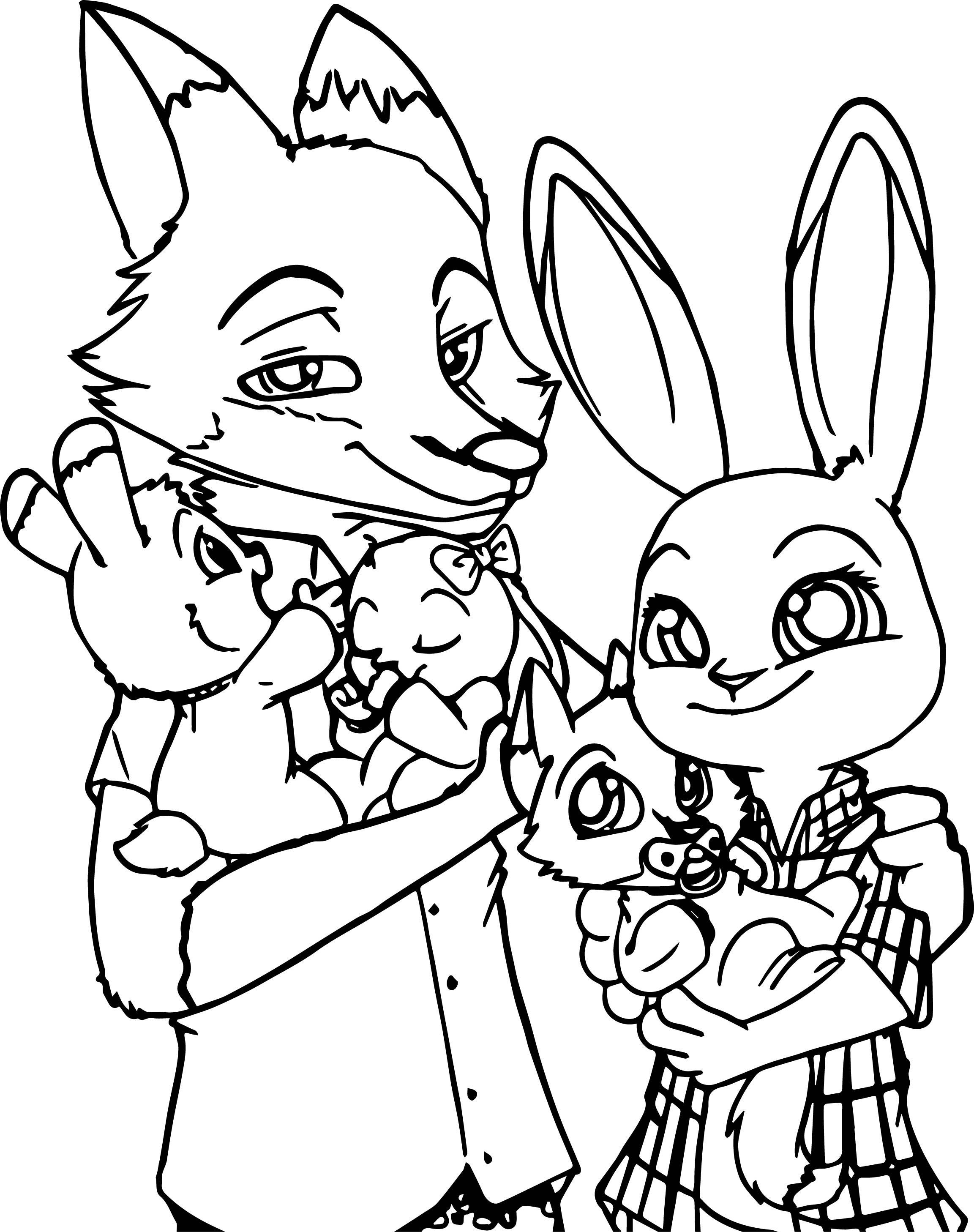 Cartoon Fox Coloring Pages at GetColorings.com | Free ...