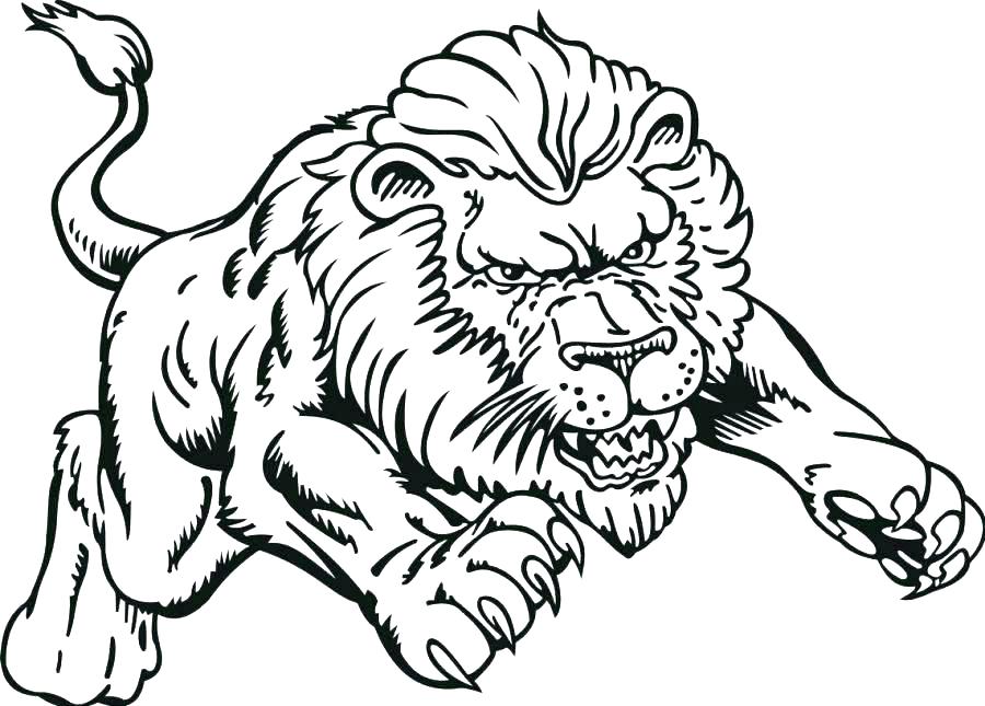Cartoon Lion Coloring Pages At GetColorings Free Printable 