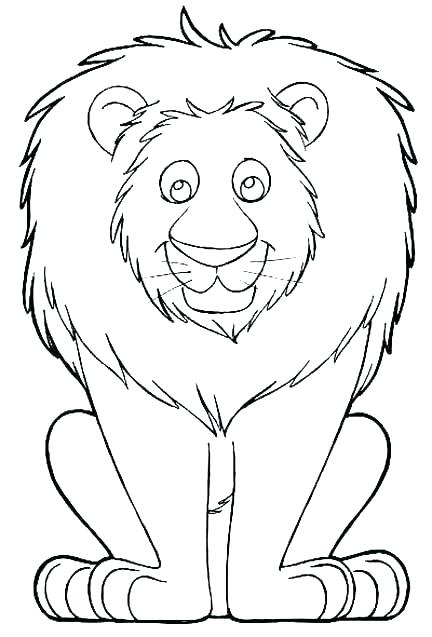 Cartoon Lion Coloring Pages at GetColorings.com | Free printable