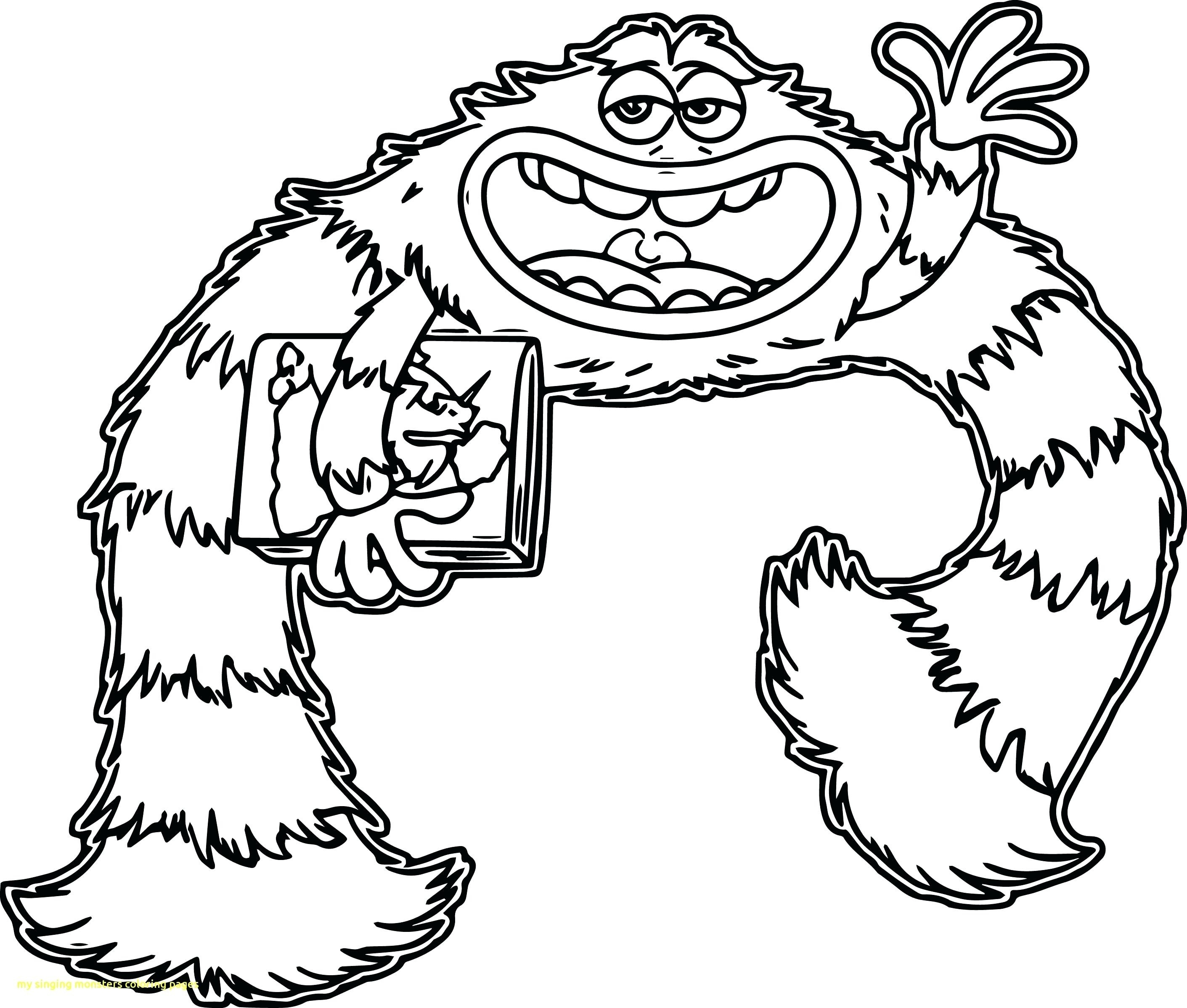 Printable Monster Coloring Pages