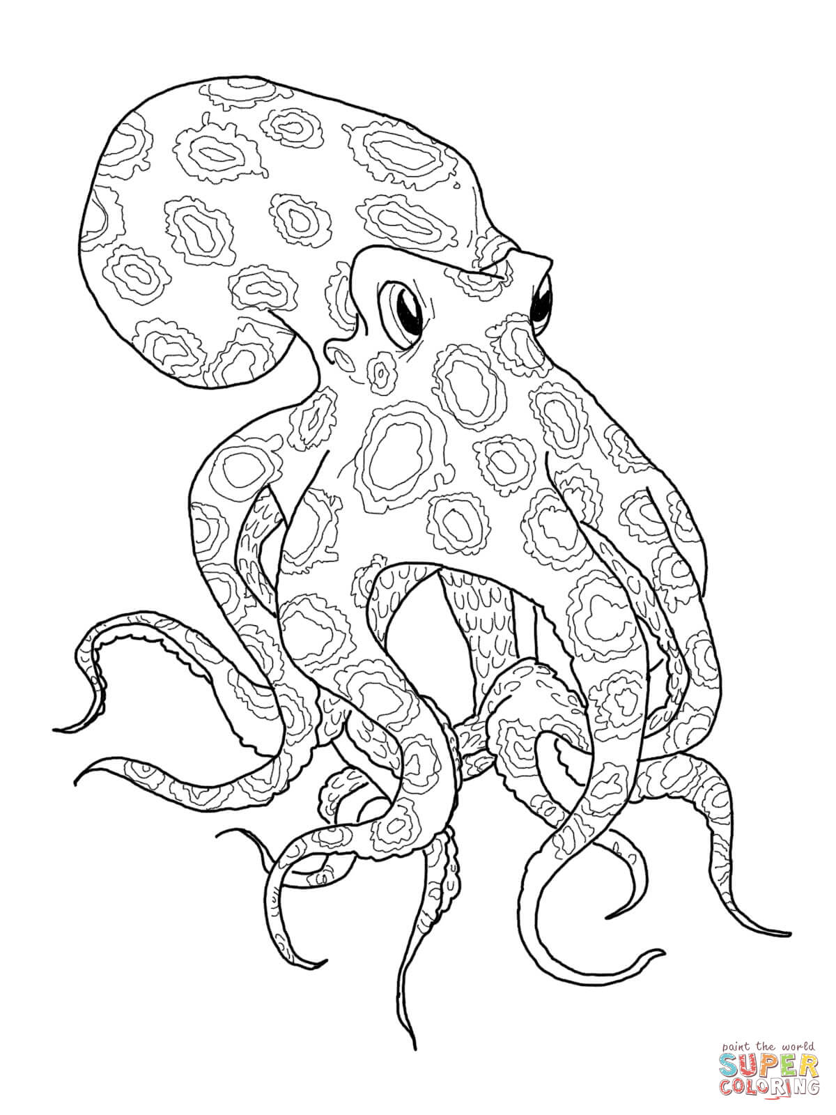 Octopus Coloring Pag. 