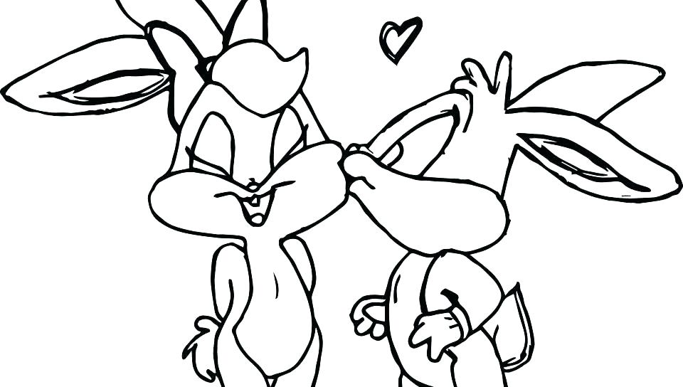 Cartoon Rabbit Coloring Pages At Getcolorings.com 