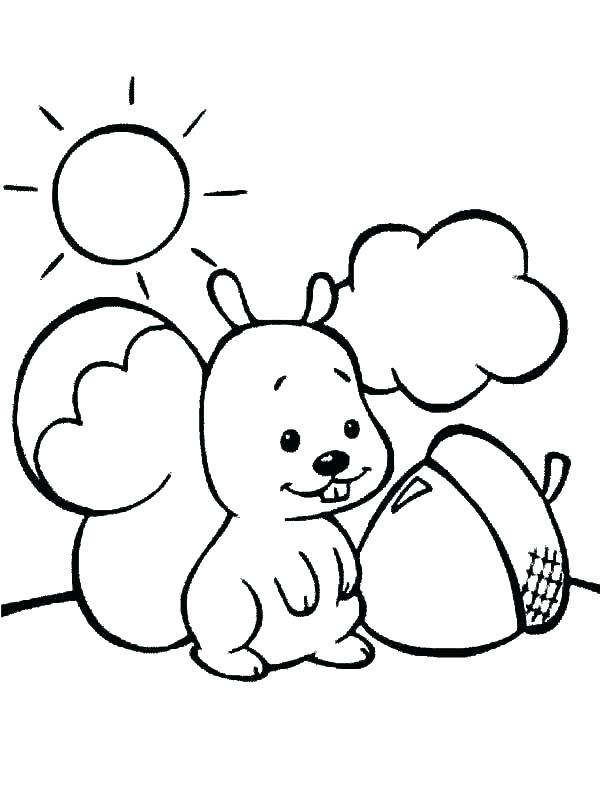 Cartoon Squirrel Coloring Pages at GetColorings.com | Free ...