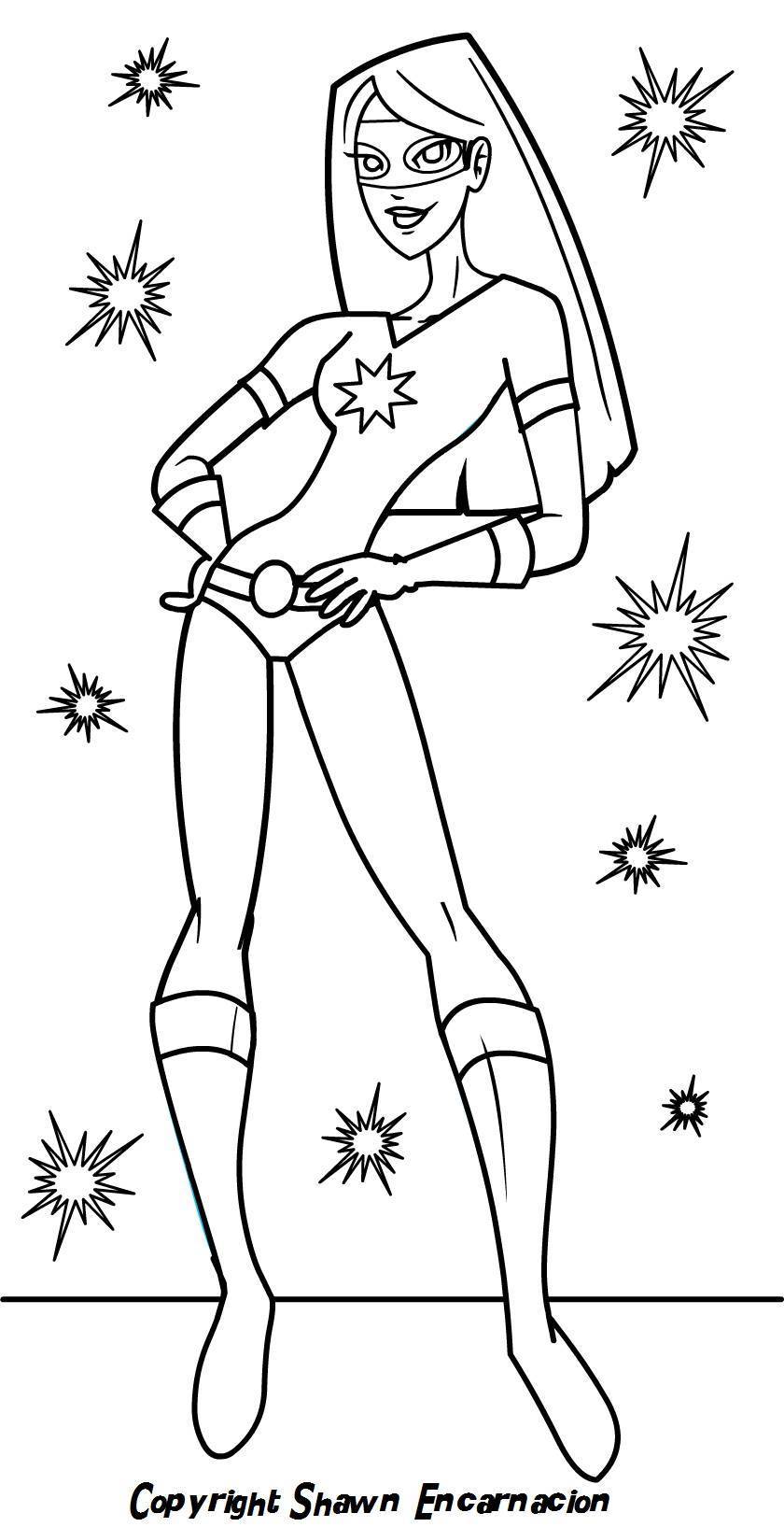 Cartoon Superheroes Coloring Pages at GetColorings.com | Free printable