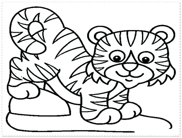 Cartoon Tiger Coloring Pages at GetColorings.com | Free printable