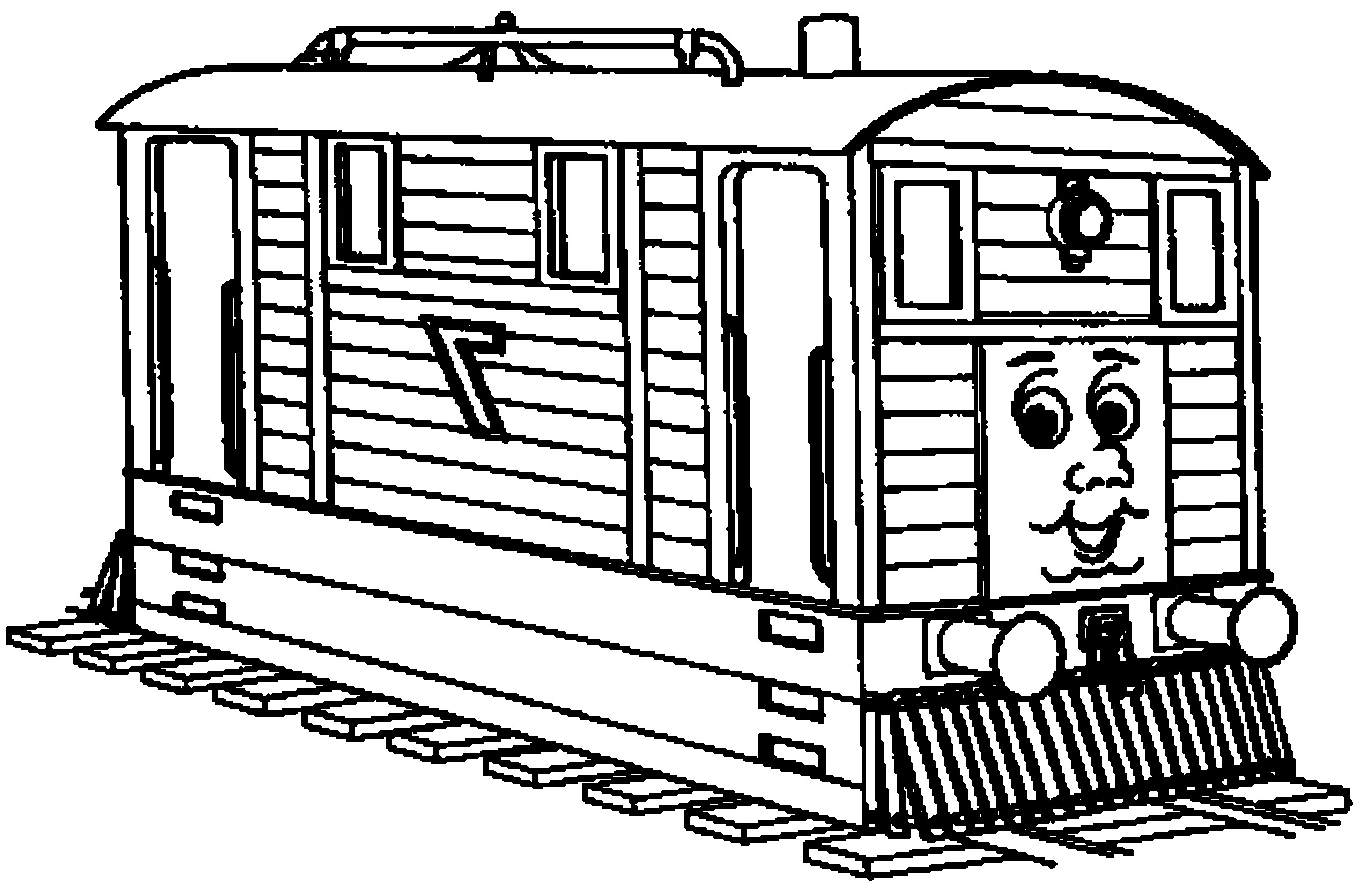Cartoon Train Coloring Pages At GetColorings Free Printable 
