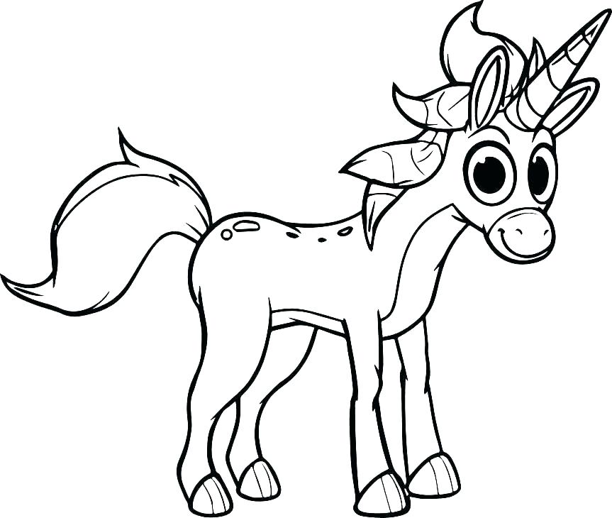 Cartoon Unicorn Coloring Pages at GetColorings.com | Free ...