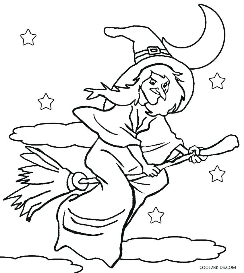 Cartoon Witch Coloring Pages at GetColorings.com | Free ...