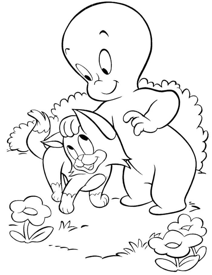 Casper The Ghost Coloring Pages at GetColorings.com | Free printable