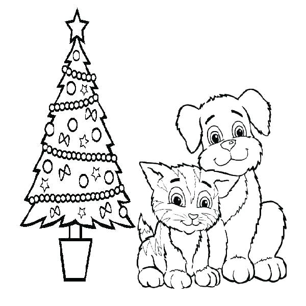 Cat And Dog Coloring Pages To Print at GetColorings.com | Free