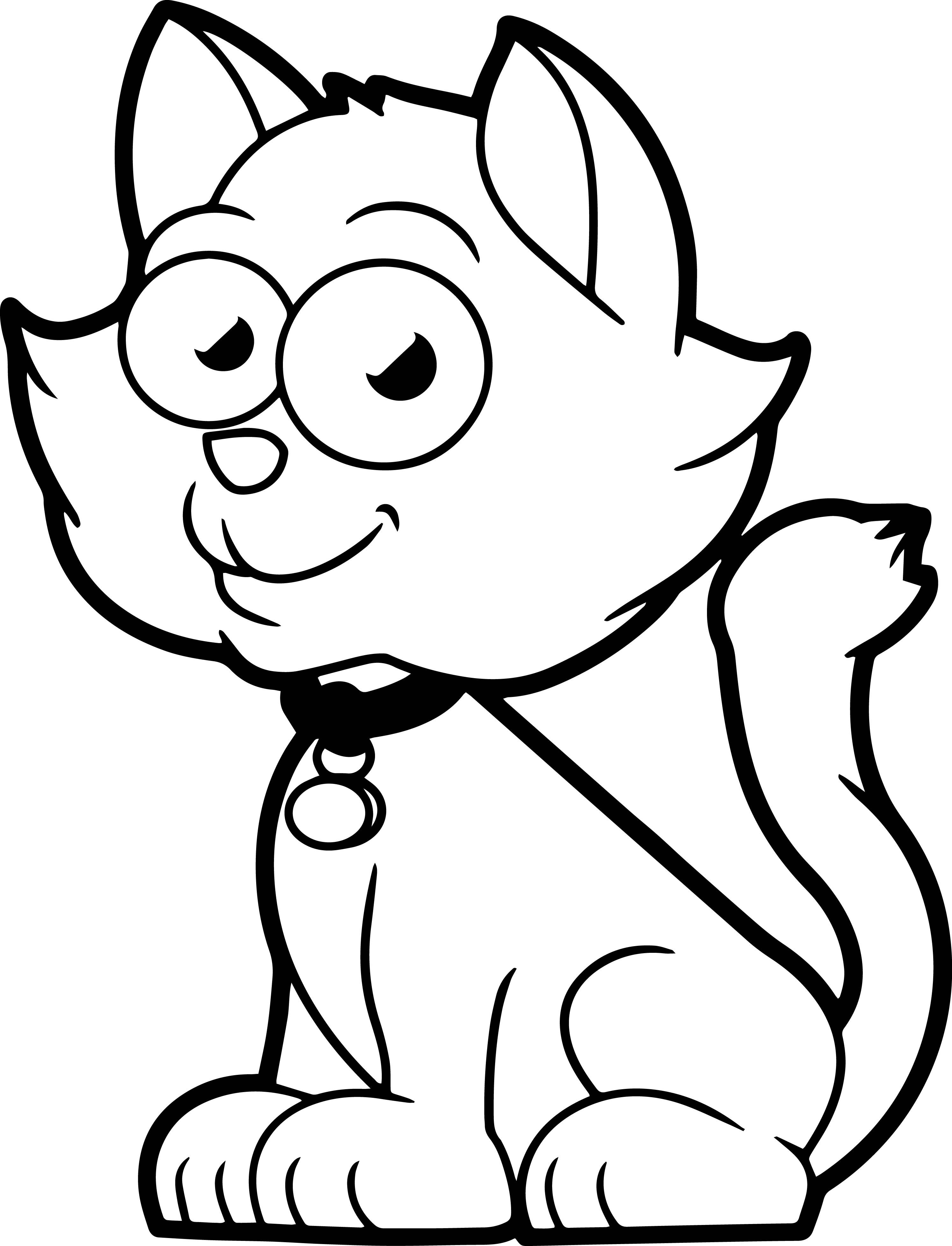 Cat Cartoon Coloring Pages at GetColorings.com | Free printable