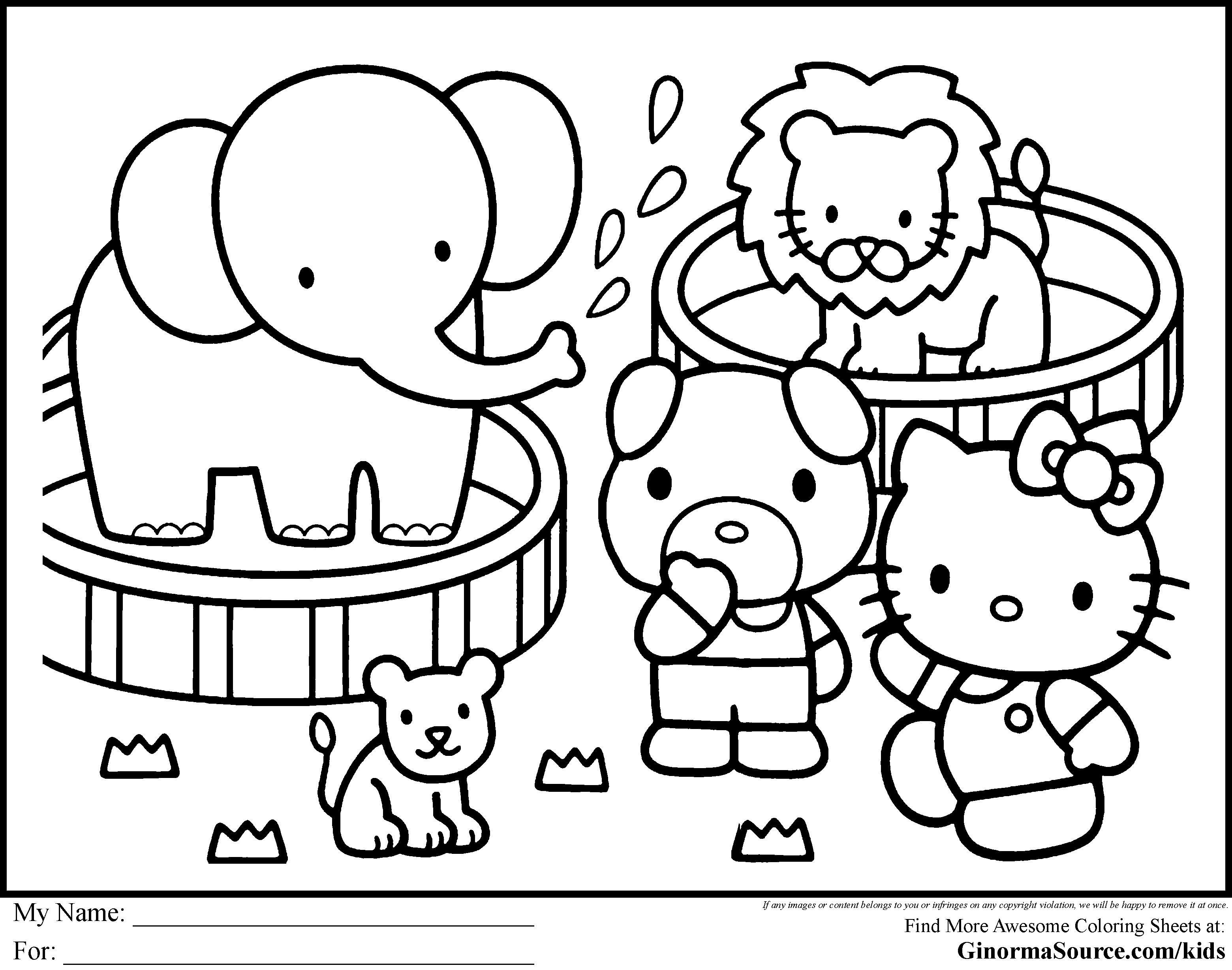 Cat Coloring Pages For Kids at GetColorings.com | Free printable