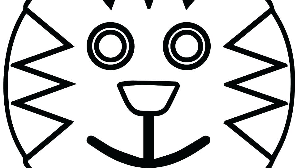 Cat Head Coloring Page at GetColorings.com | Free printable colorings