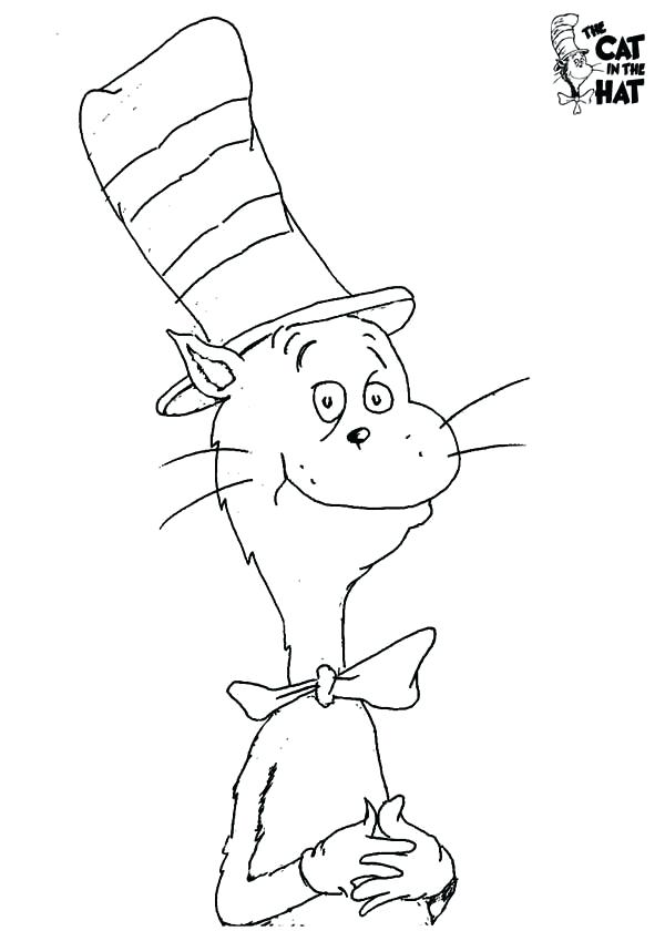 Cat In The Hat Coloring Pages at Free printable