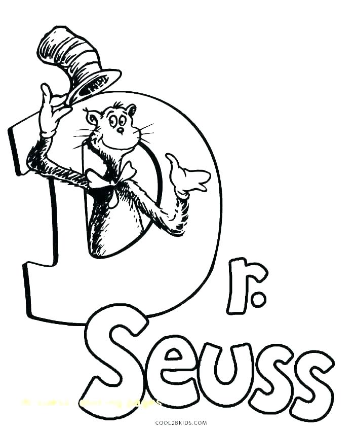 Cat In The Hat Coloring Pages Free Printable at Free