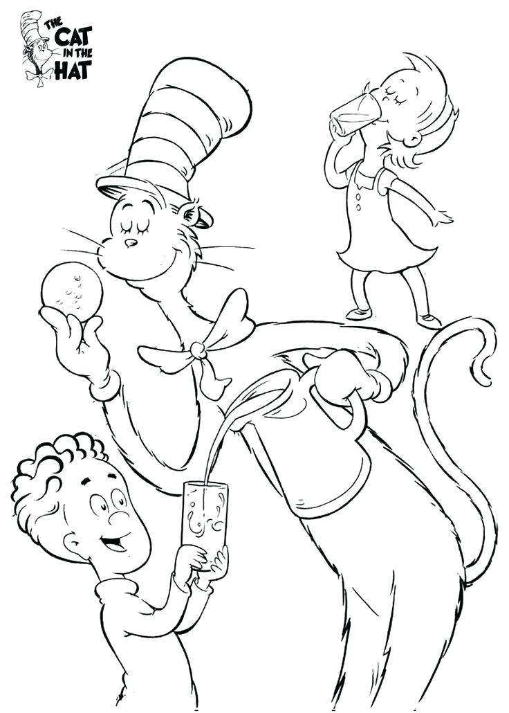 Cat In The Hat Coloring Pages Pdf at GetColorings.com | Free printable
