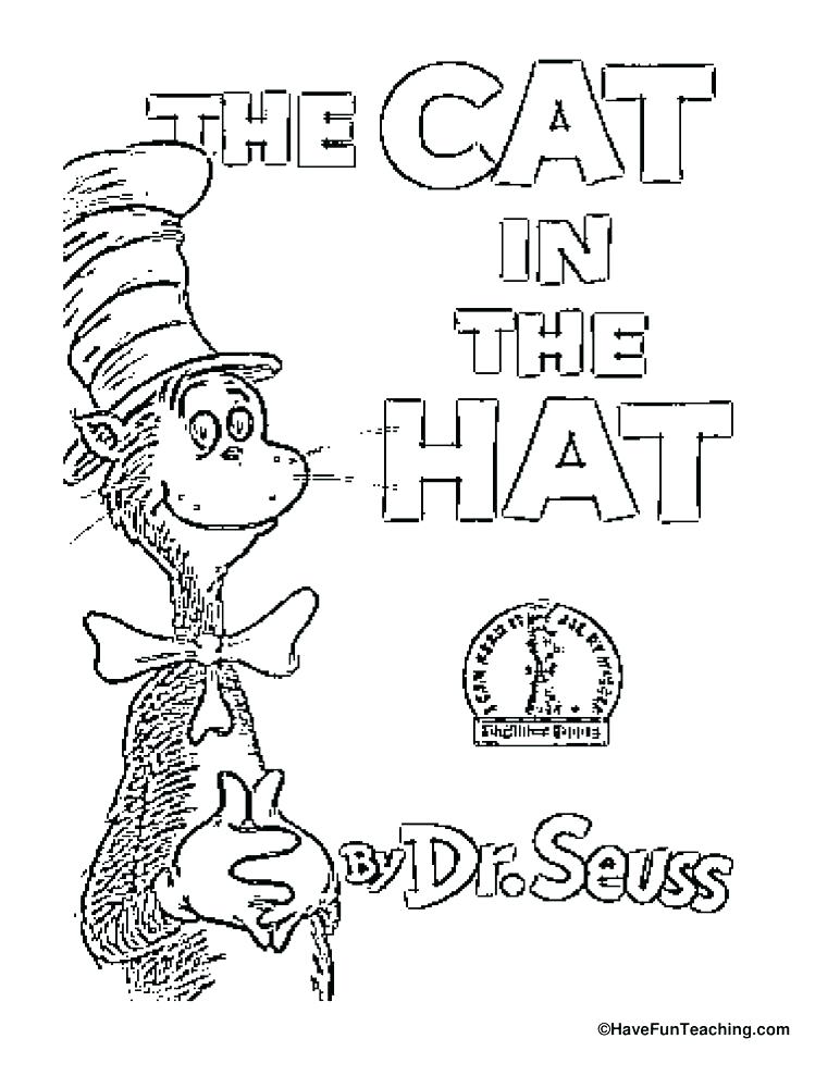 Cat In The Hat Fish Coloring Pages at GetColorings.com | Free printable