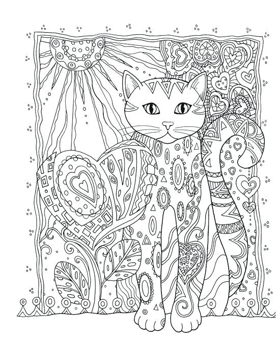 Cat Mandala Coloring Pages at GetColorings.com | Free printable