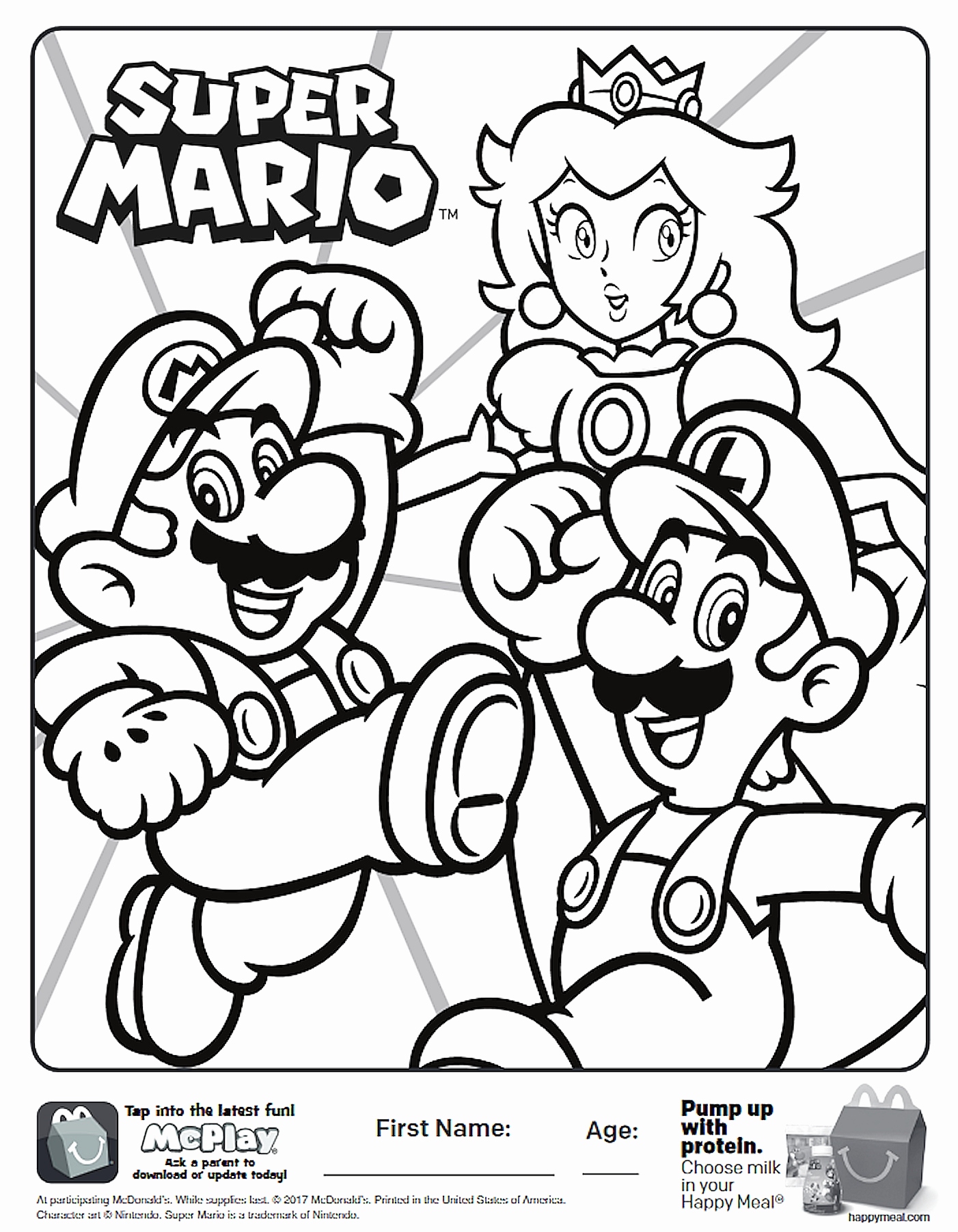 Cat Mario Coloring Pages at GetColorings.com | Free ...