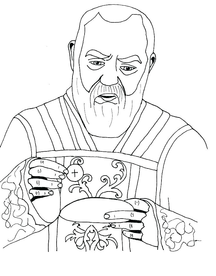 Catholic Saints Coloring Pages At Getcolorings.com | Free Printable