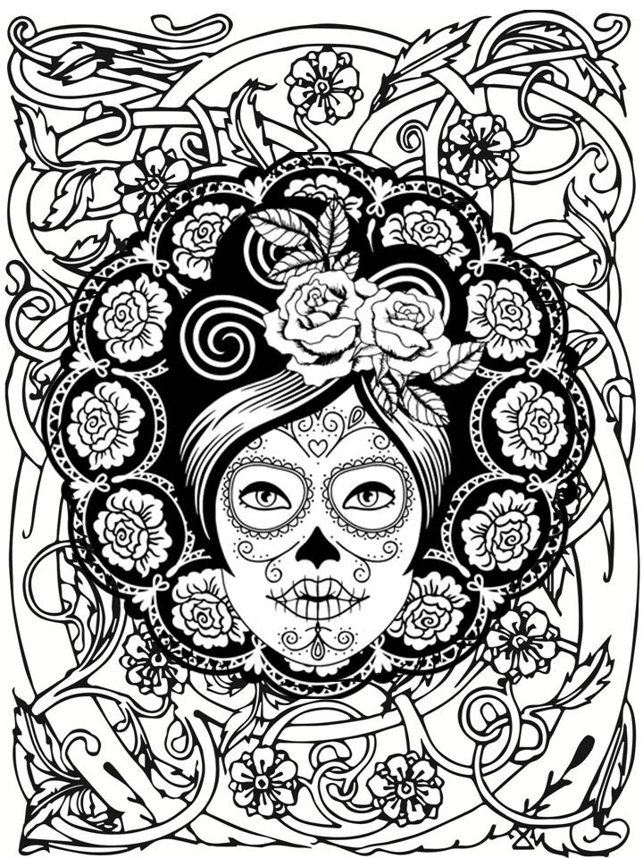 Catrina Coloring Pages at GetColorings.com | Free printable colorings