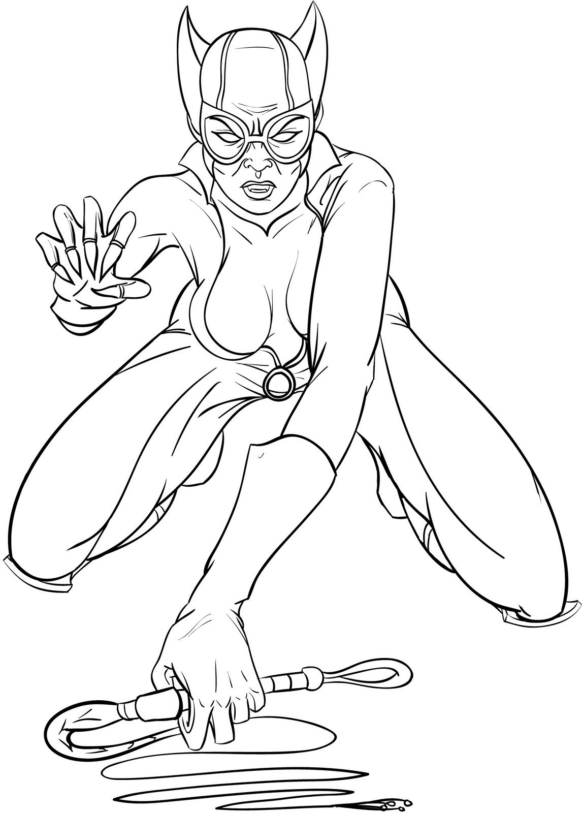Catwoman Coloring Pages at GetColorings.com | Free printable colorings