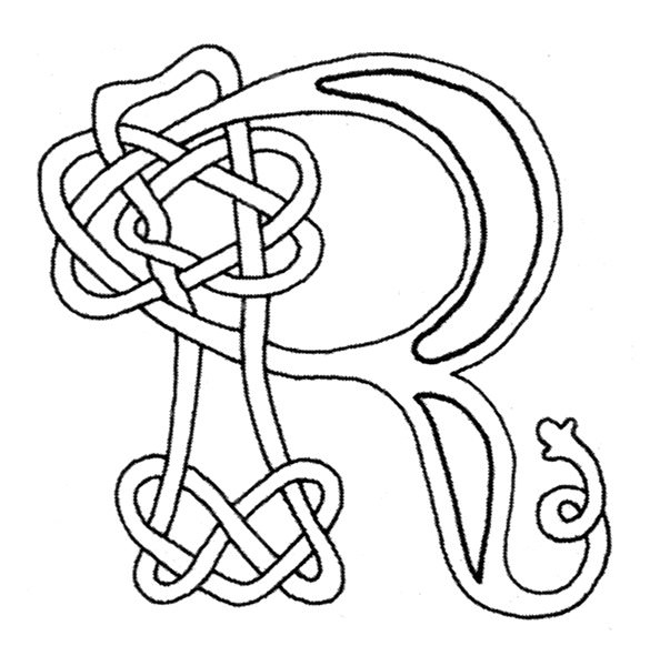 Celtic Alphabet Coloring Pages At GetColorings Free Printable 