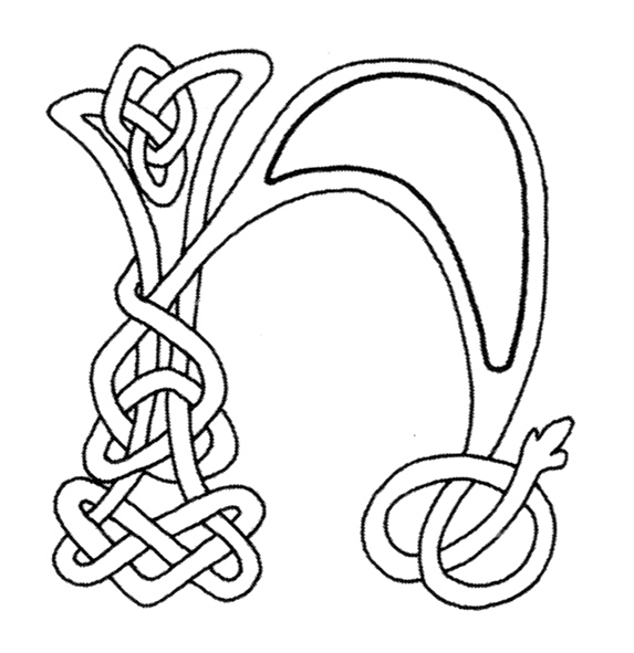 Celtic Alphabet Coloring Pages Coloring Pages