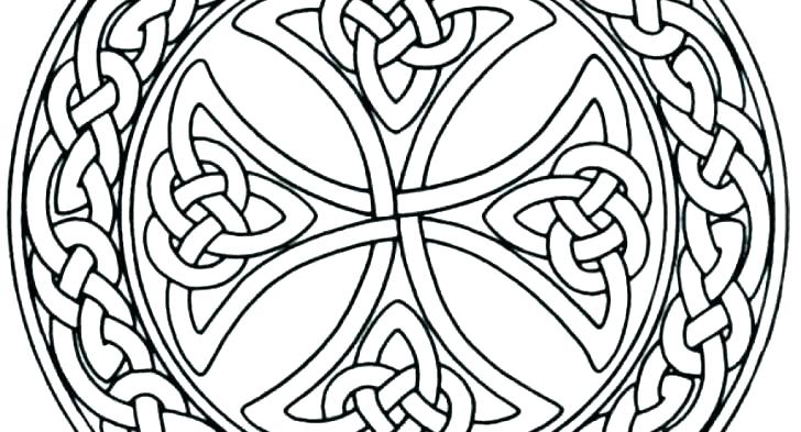 728x393 Coloring Pages Perfect Knot Celtic