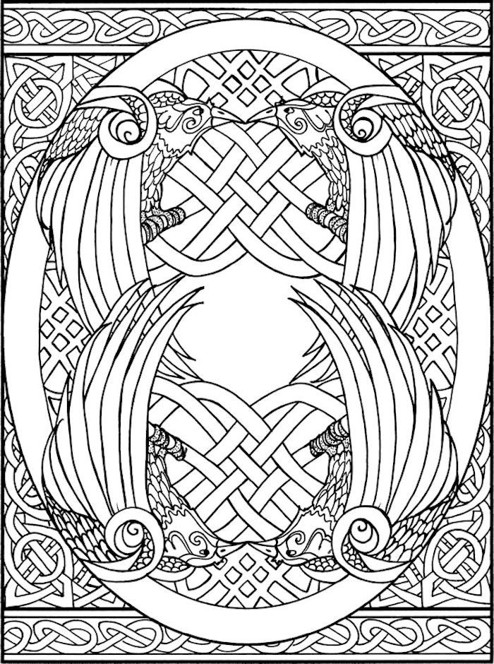 Celtic Design Coloring Pages at Free printable