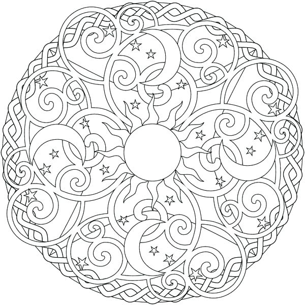 Celtic Mandala Coloring Pages at GetColorings.com | Free printable